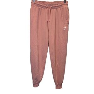Gymshark Women's Regular Fit Training Fleece Joggers Calm Pink SMALL